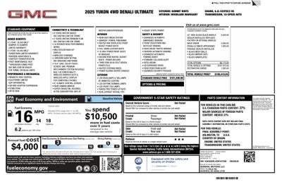 2025 GMC Yukon Denali Ultimate