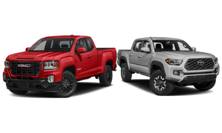 GMC Canyon vs. Toyota Tacoma in Benton Harbor, MI