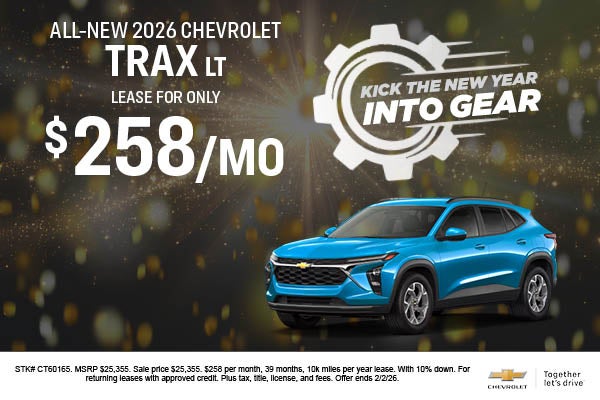 All New 2026 chevrolet Trax-LT