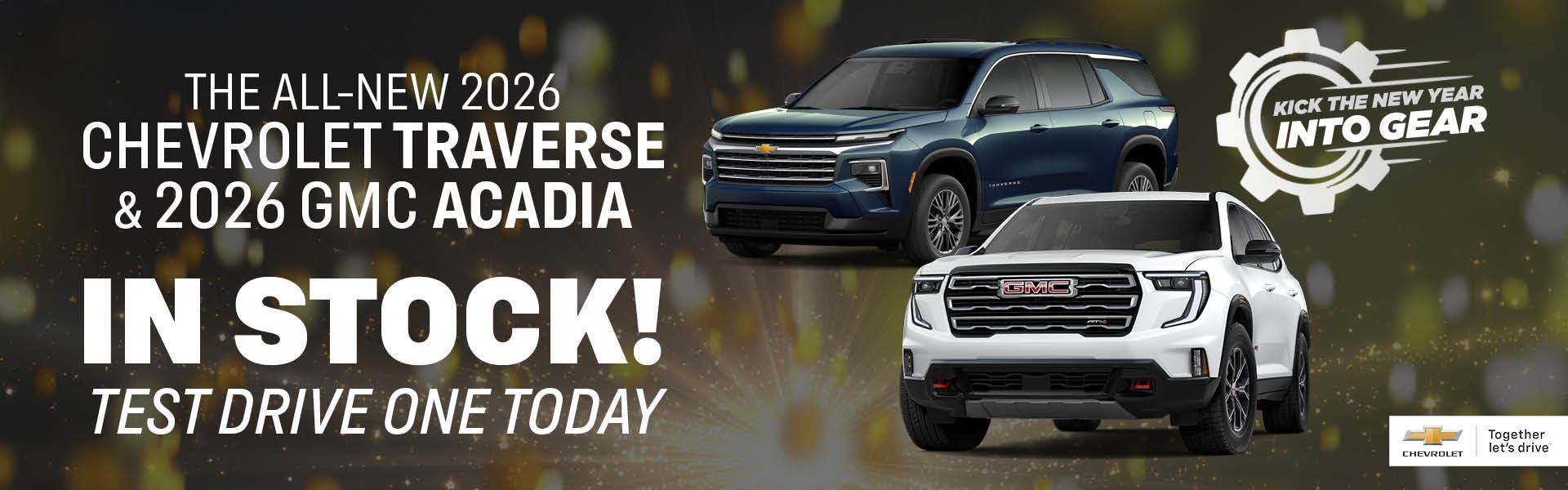  All New 2026 Chevrolet Traverse and 2026 GMC Acadia