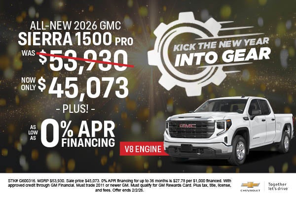 All New 2026 GMC Sierra 1500 pro