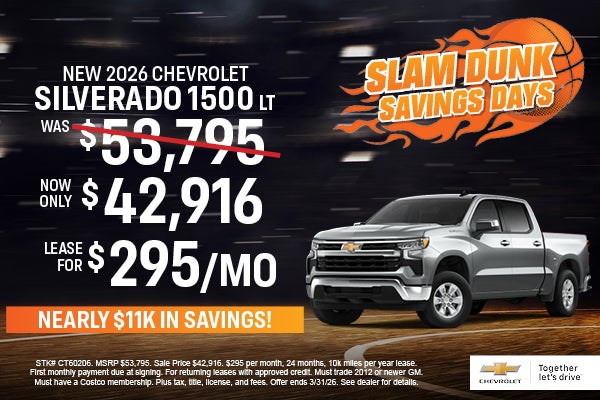 New 2026 Silverado 1500 LT