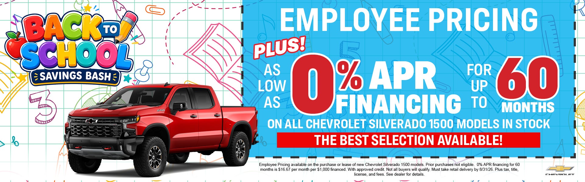 Back to School Savings Bash