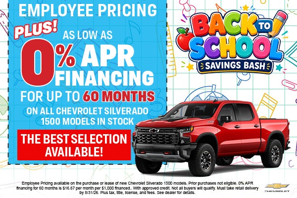Back to School Savings Bash