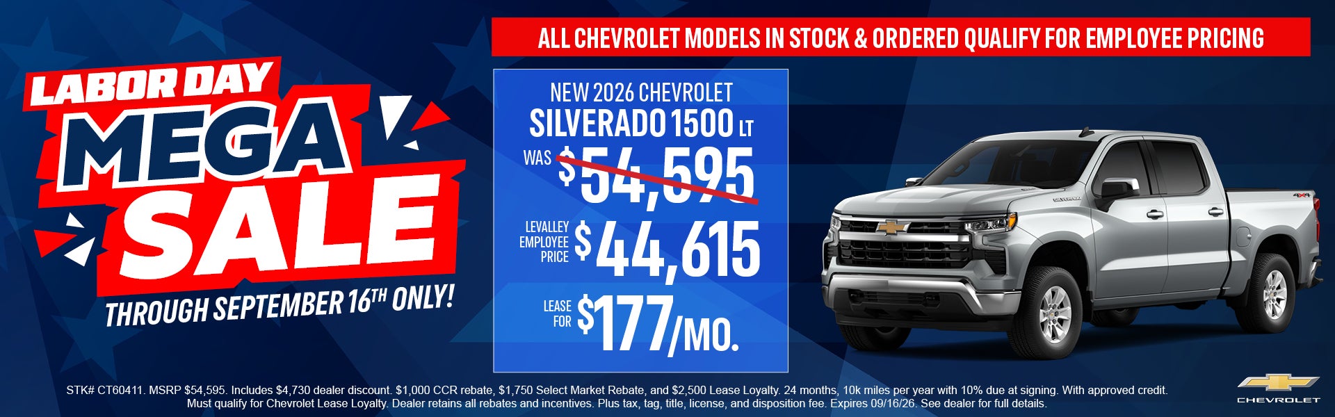Silverado 1500 Labor Day Sale