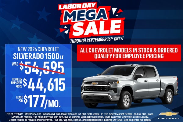 Silverado 1500 Labor Day Sale